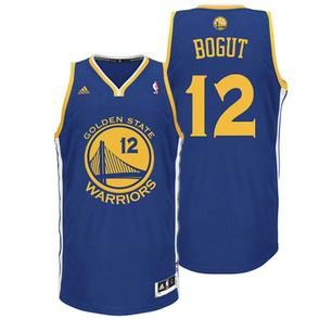Maillot De Basket Golden State Warriors Andrew Bogut 12 Tissus Sportif Fans Edition Bleu